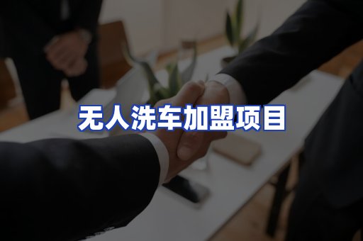 无人洗车加盟项目